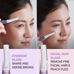 Panasonic ES-WF71 flexible head angled to follow facial contours for comfort