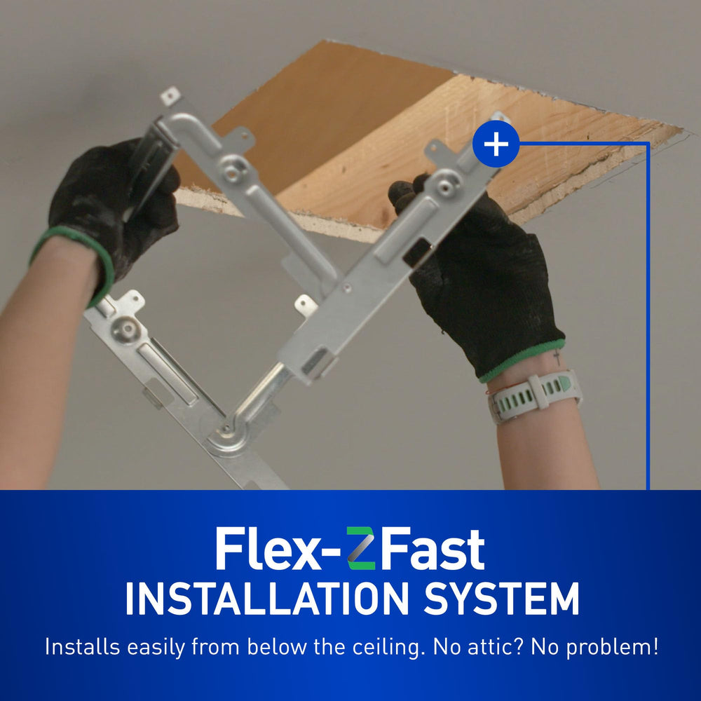 Panasonic FV-0511VF1 Flex-Z bracket close-up for quicker installation benefit