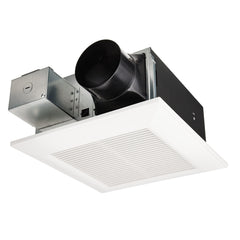 Panasonic FV-0511VF1 front grille showing slim profile and quiet venting benefit