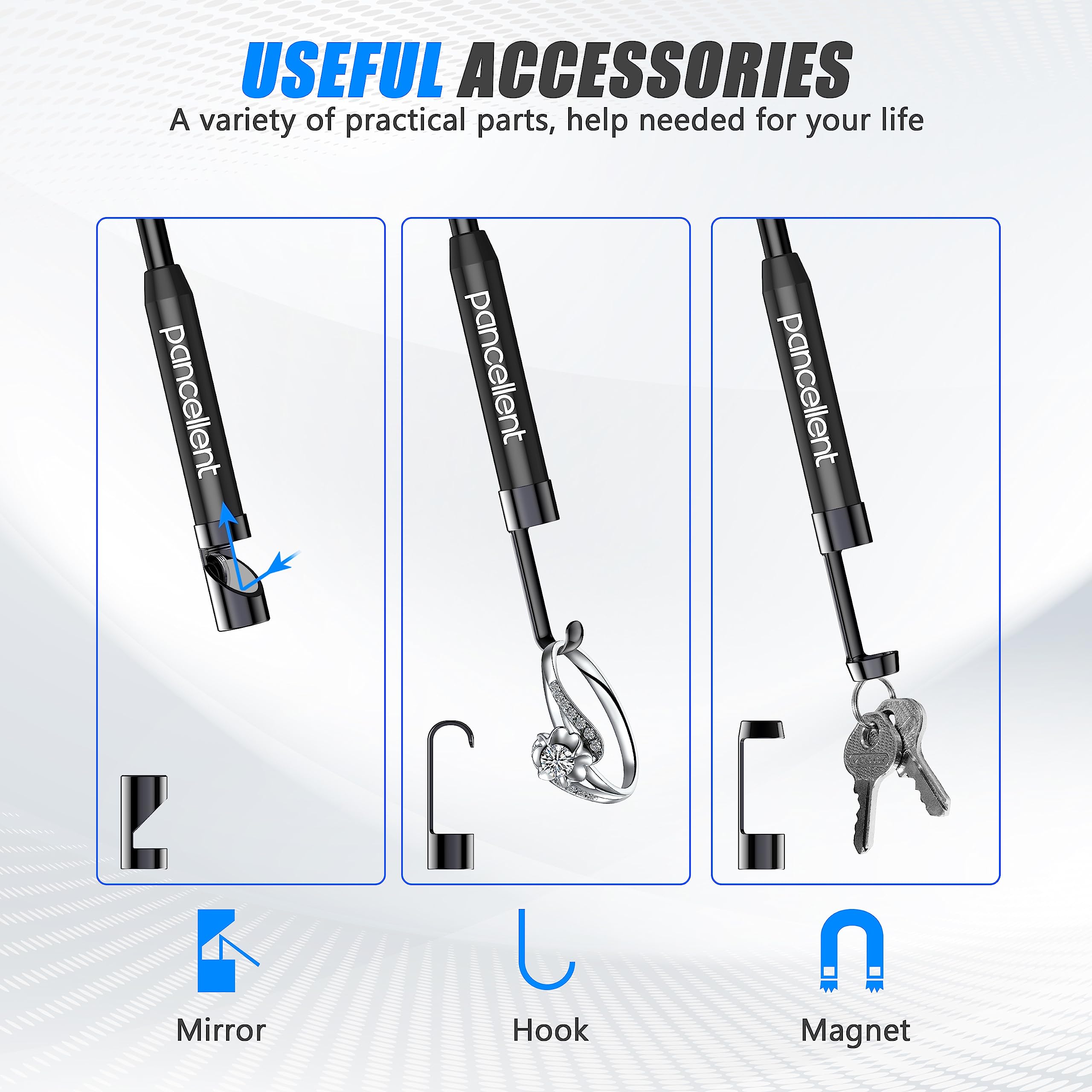 pancellent cable length scale demonstrating 5m reach for deep access