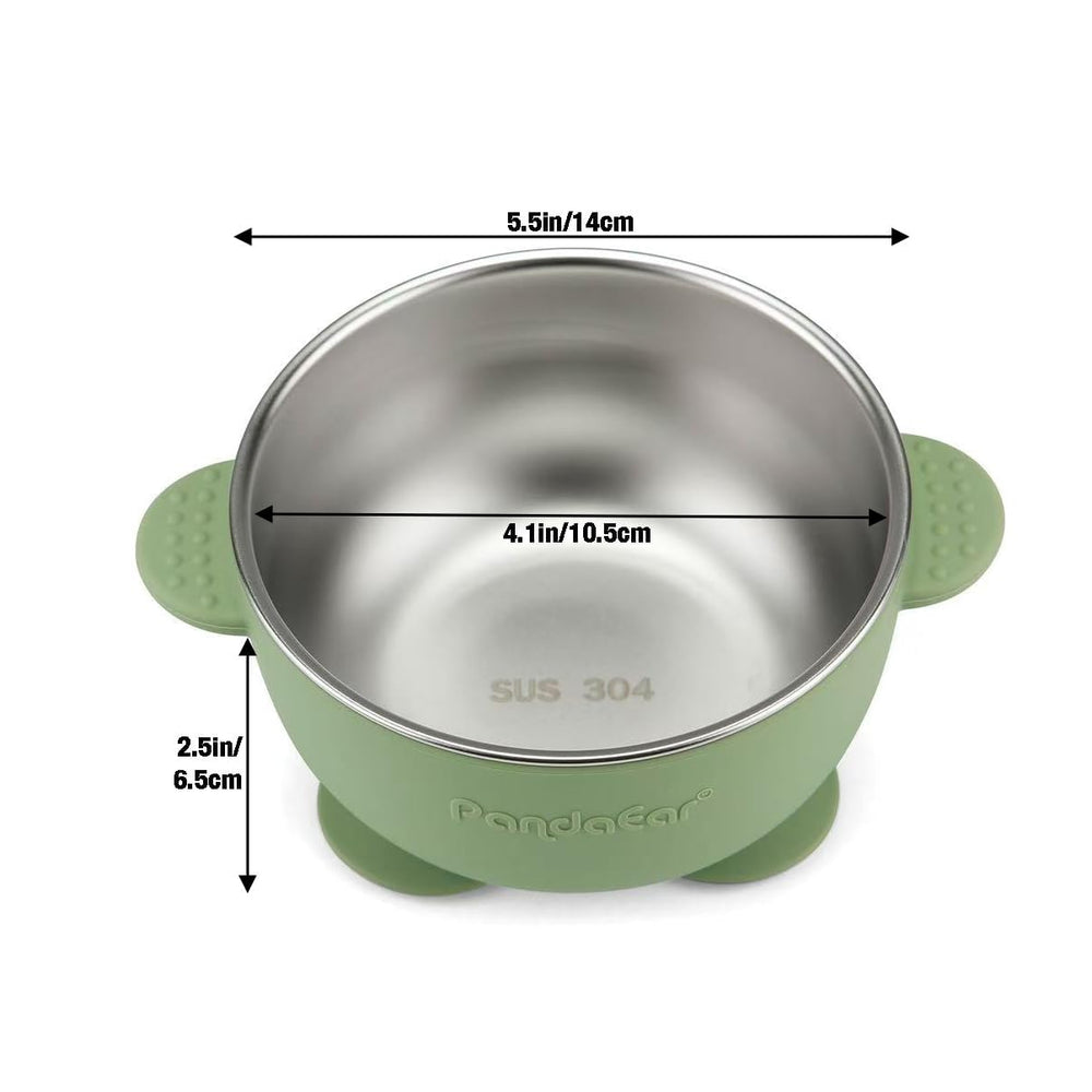 PandaEar bowls stacked for compact storage and portability