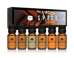 P&J Trading spice set front box showing six 10ml bottles, perfect gifting