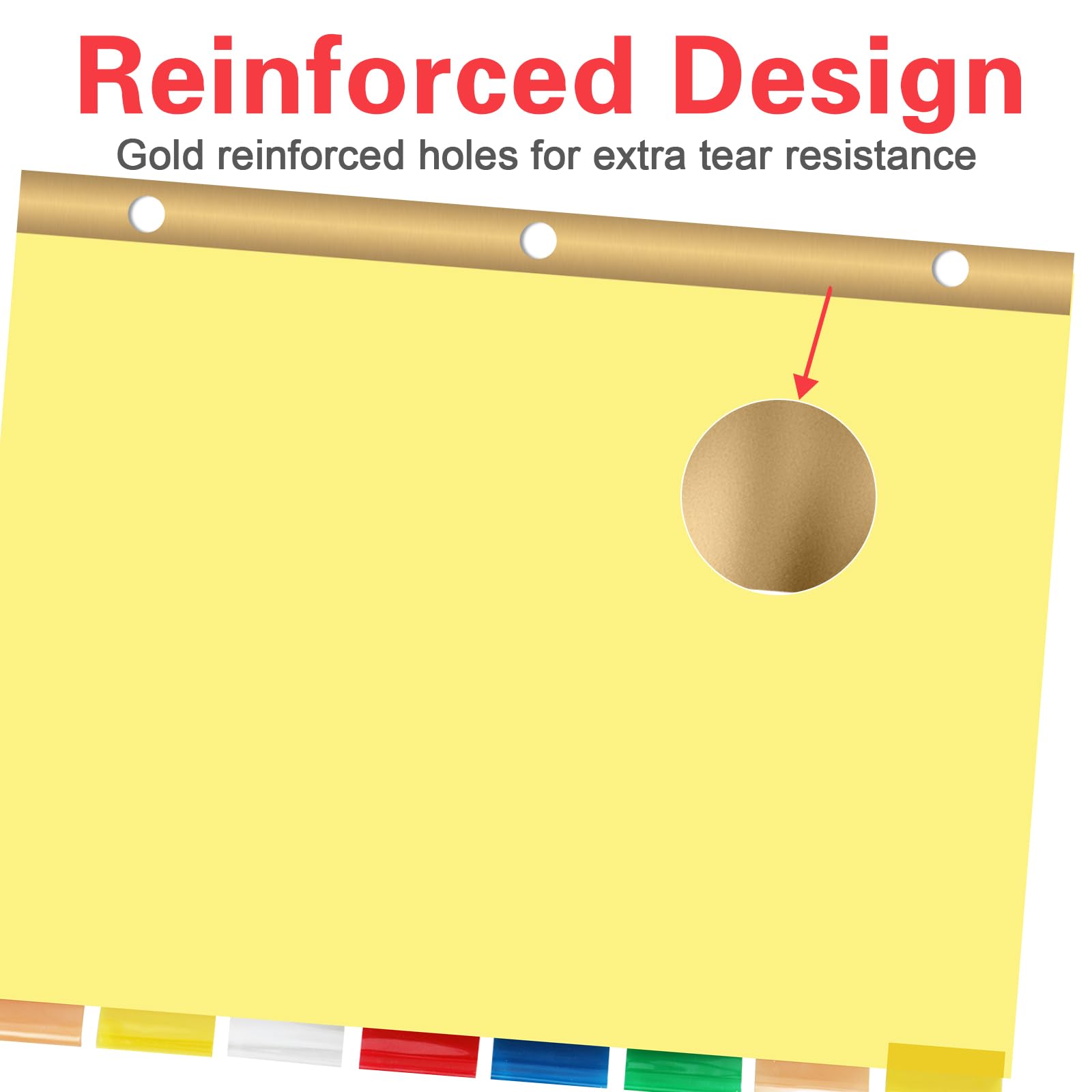 PANDRI label insert and tab detail demonstrating secure label placement and clarity