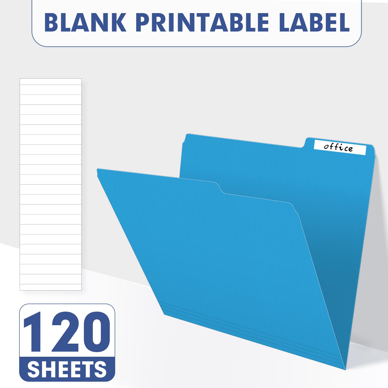 PANDRI white labels with sample writing demonstrating erasable labeling flexibility