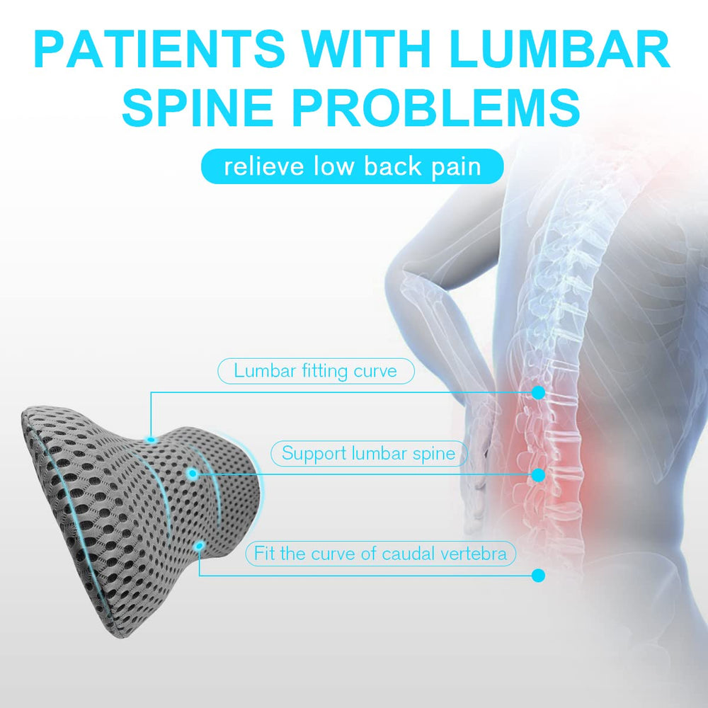 Panduo placed on car seat illustrating portable lumbar support during commutes