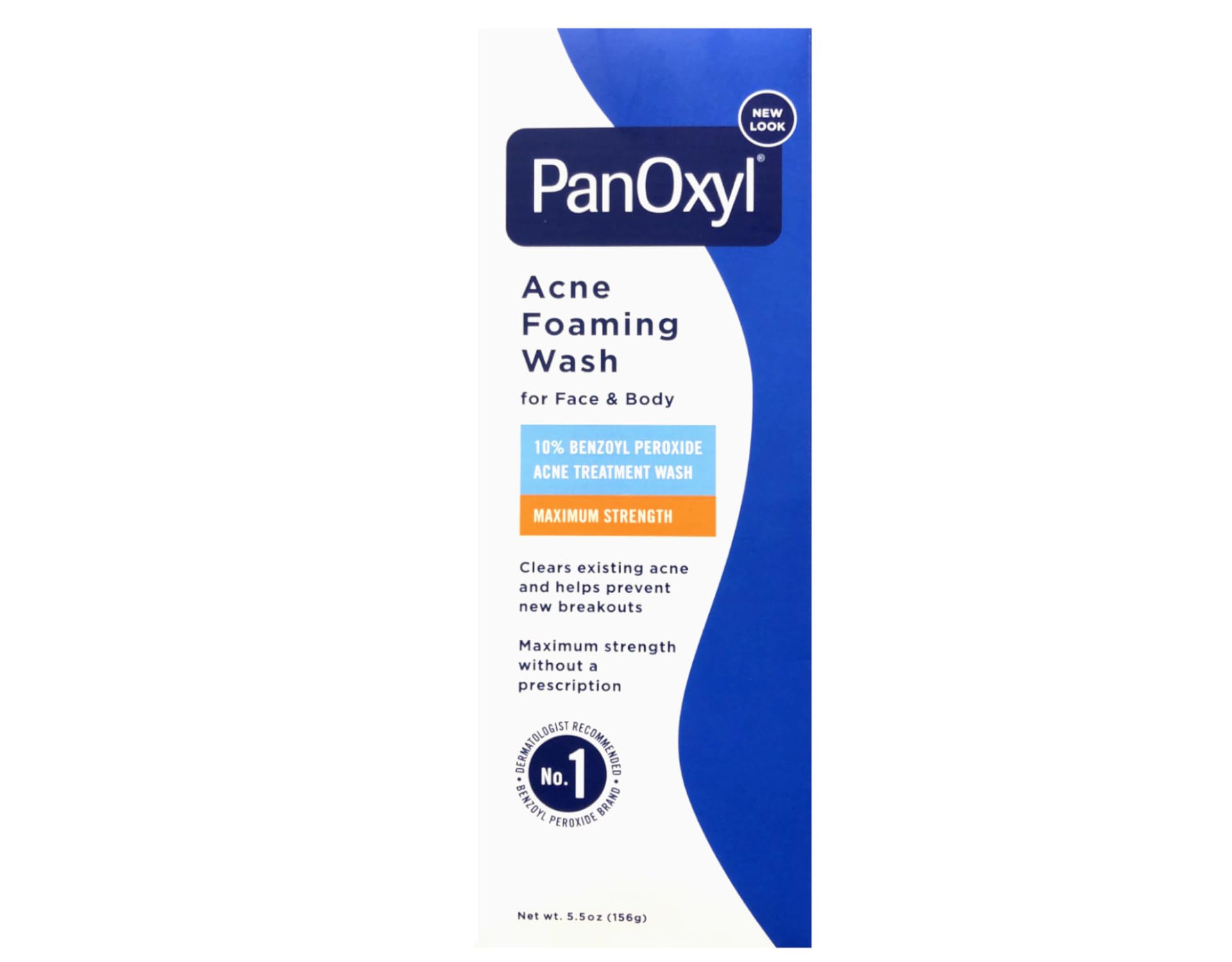 PanOxyl tube close-up foam texture demonstrating deep-cleaning action