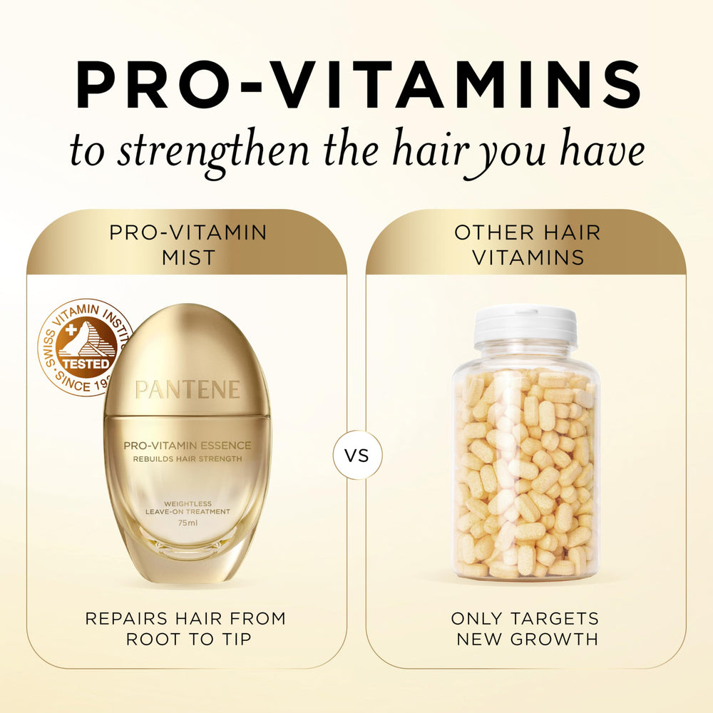 Pantene mist refreshing dry hair for smoother manageability
