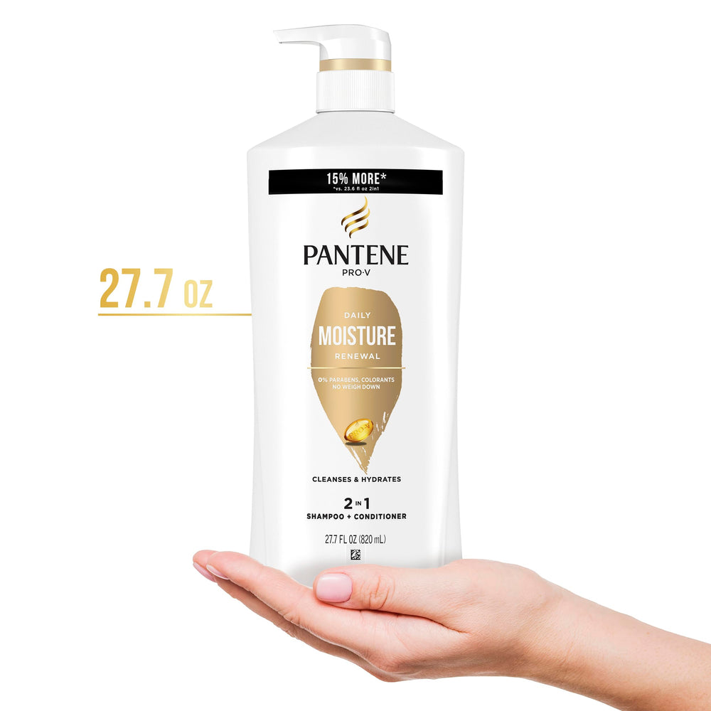 Pantene back-of-bottle ingredients panel demonstrating formulation transparency
