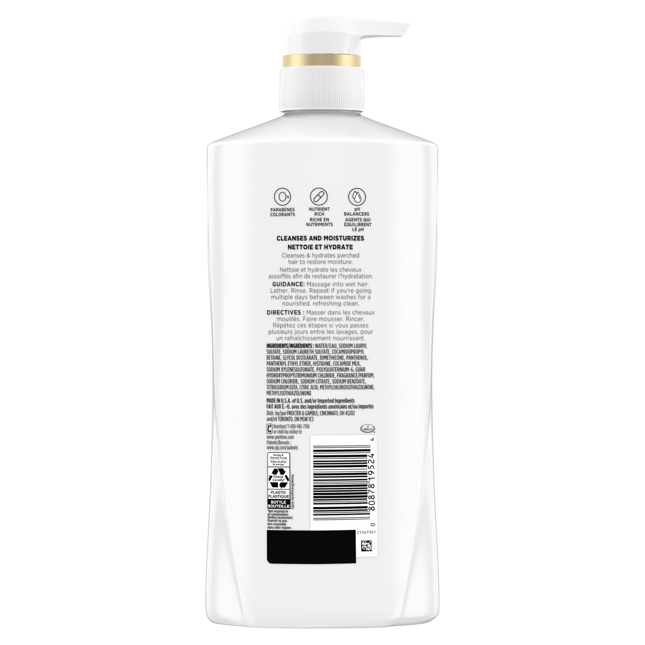 Pantene on color-treated hair demonstrating protection and vibrancy