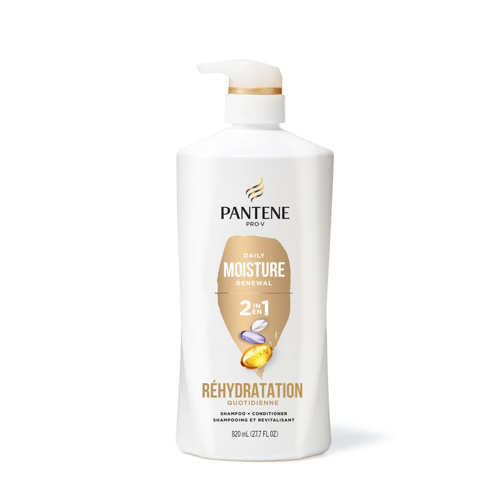 Pantene on curly hair showing improved definition and reduced frizz