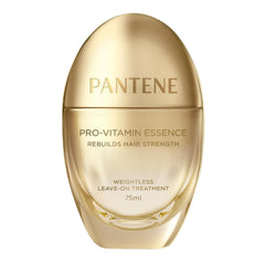 Pantene front packaging showing bottle and strength benefits