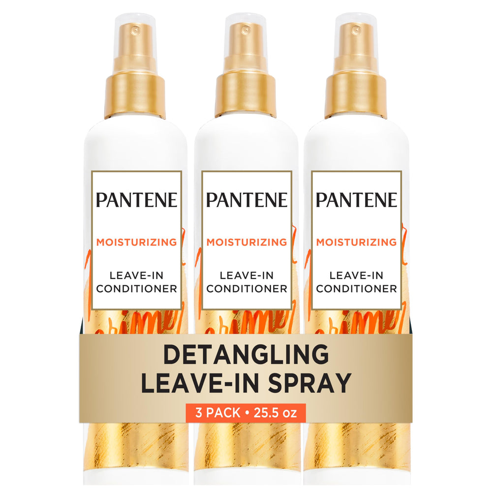 Pantene front packaging showing Pro-V detangler and benefits