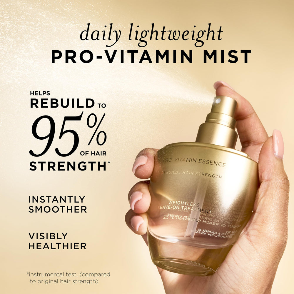 Pantene spray nozzle close-up demonstrating easy application