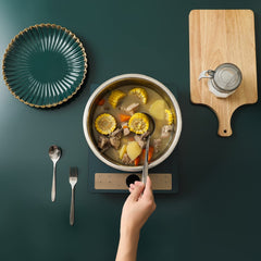 Paoli mixing bowl tossing salad highlighting multiuse prep and serving convenience