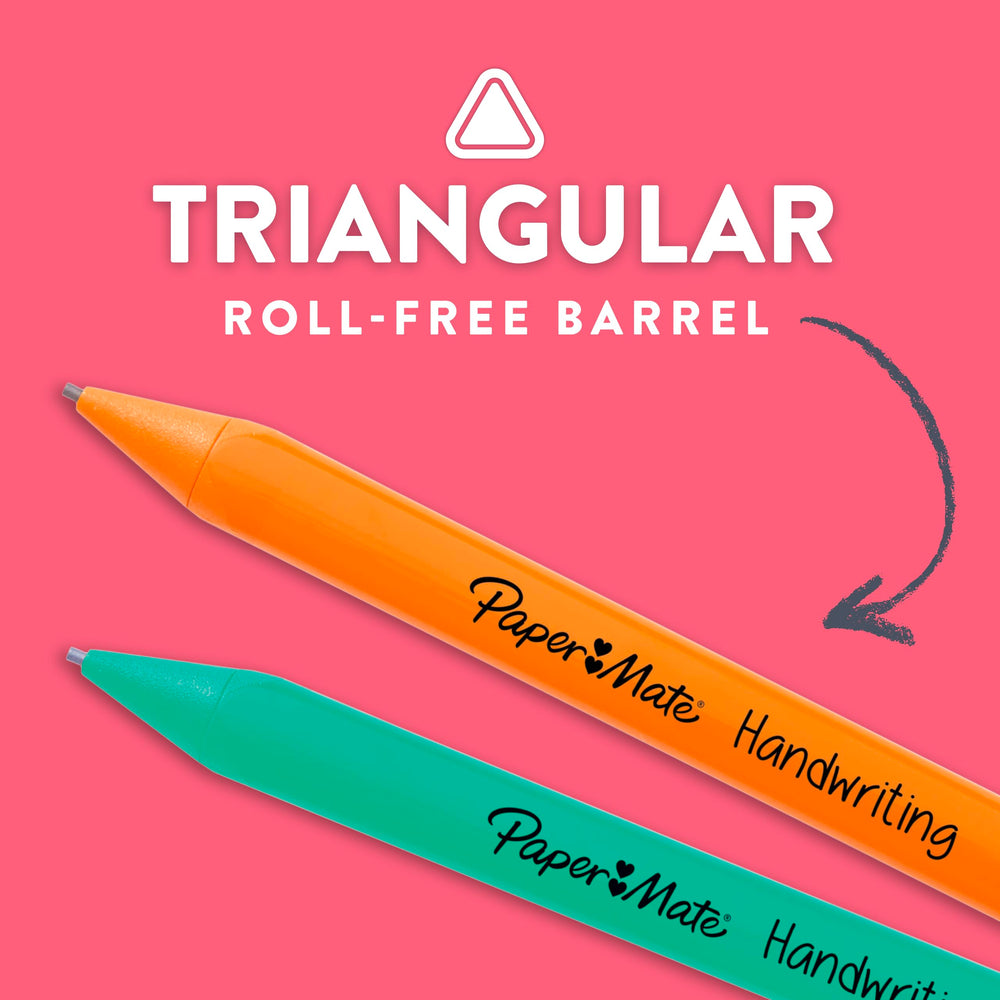 Paper Mate colorful pencil barrels that increase engagement during writing practice