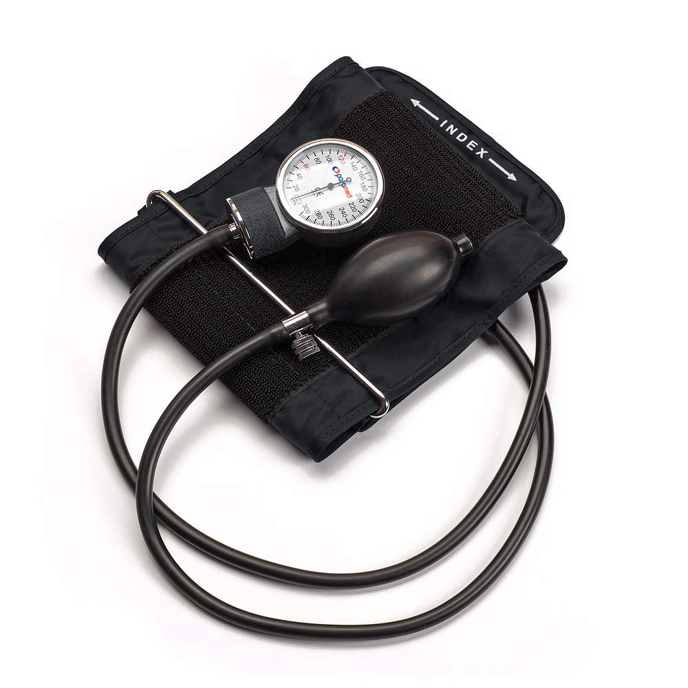 Paramed manometer scale close-up highlighting large numbers for easy readability