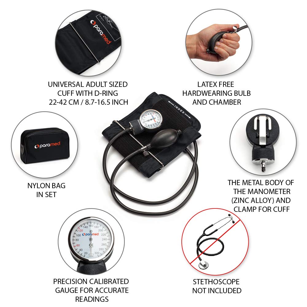 Paramed universal cuff close-up displaying durable nylon and Velcro for comfortable fit