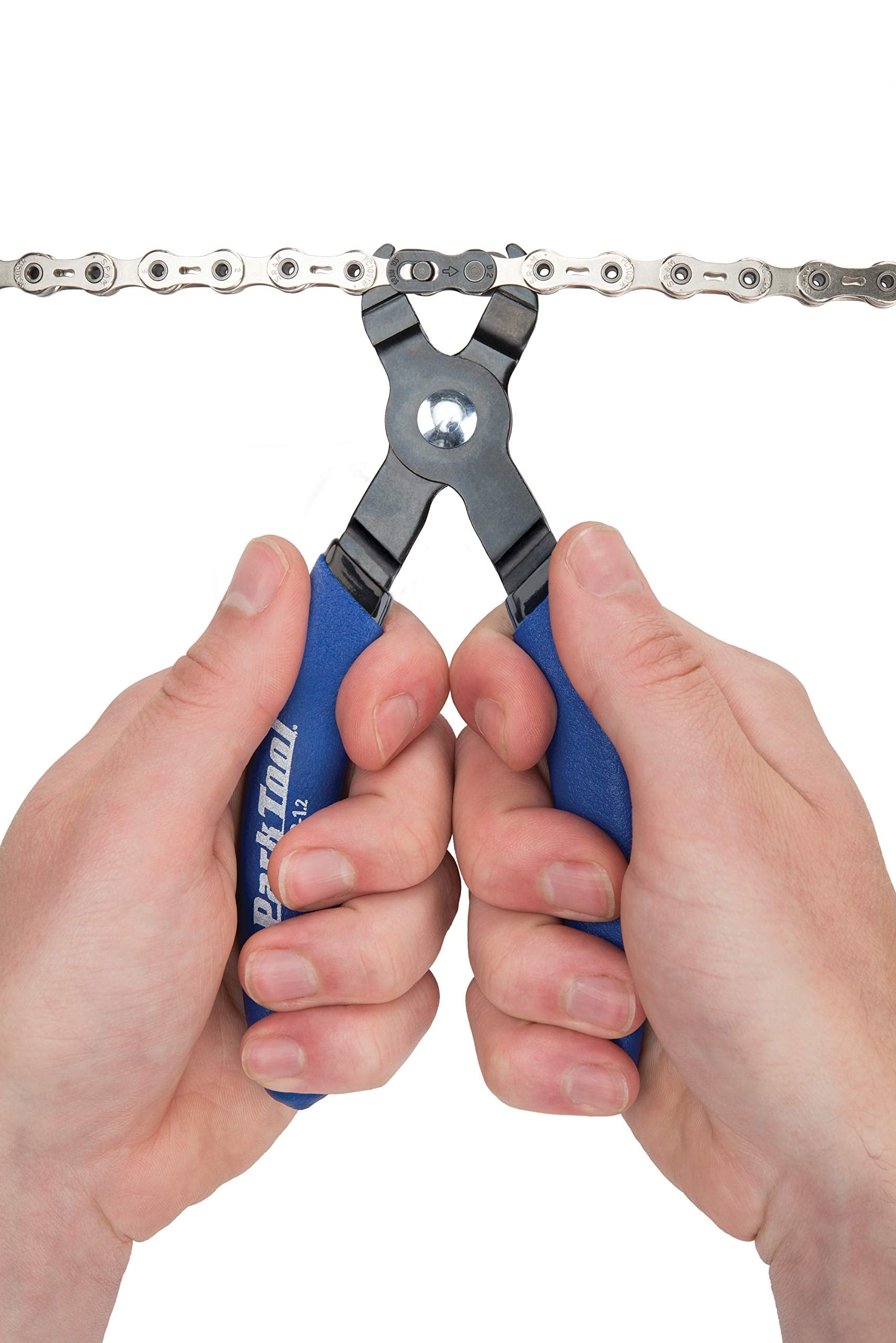 Park Tool MLP-1.2 close-up of jaws demonstrating precise engagement