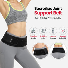 PARPERNA model wearing belt to show correct SI placement and stability