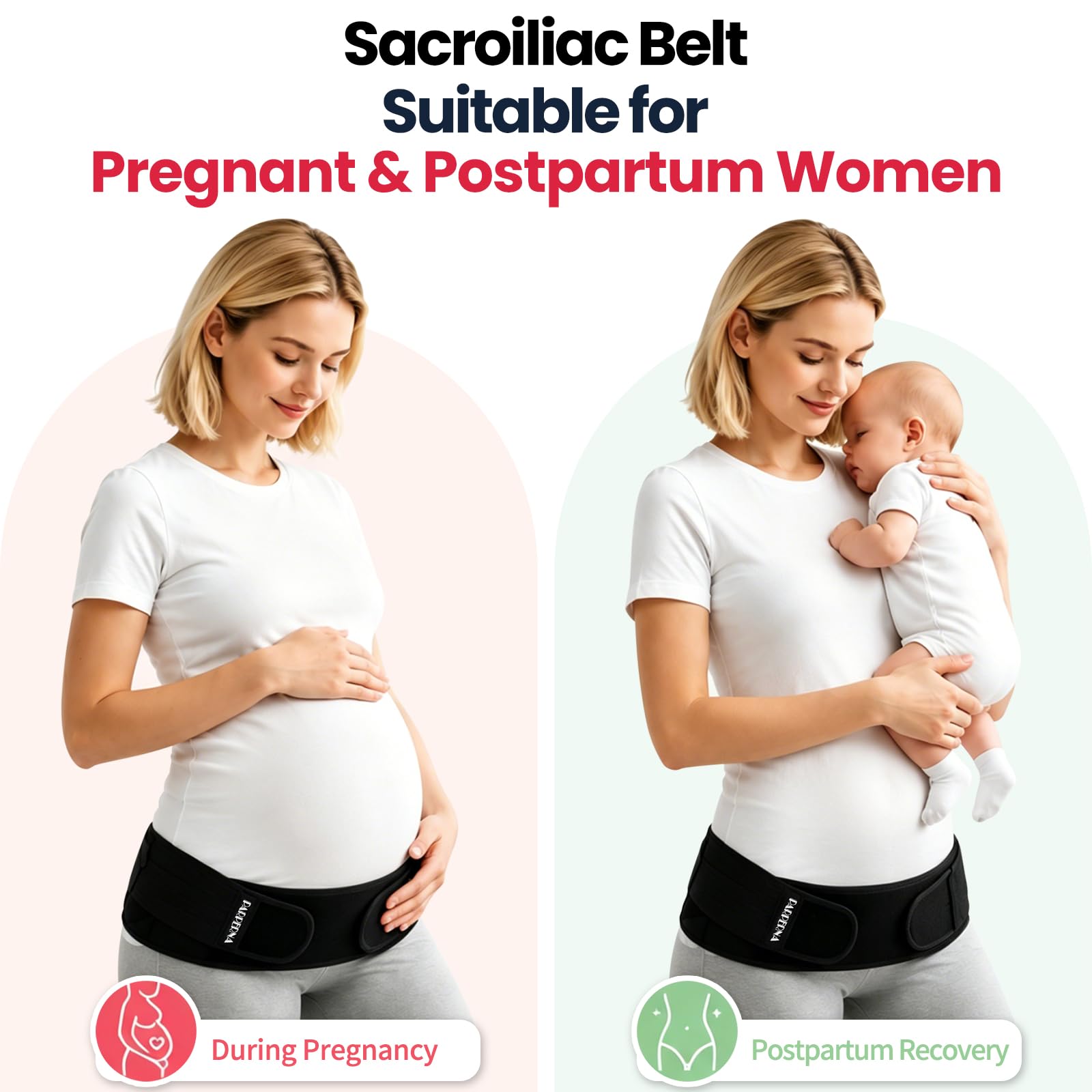 PARPERNA low-profile belt worn under clothing for discreet support