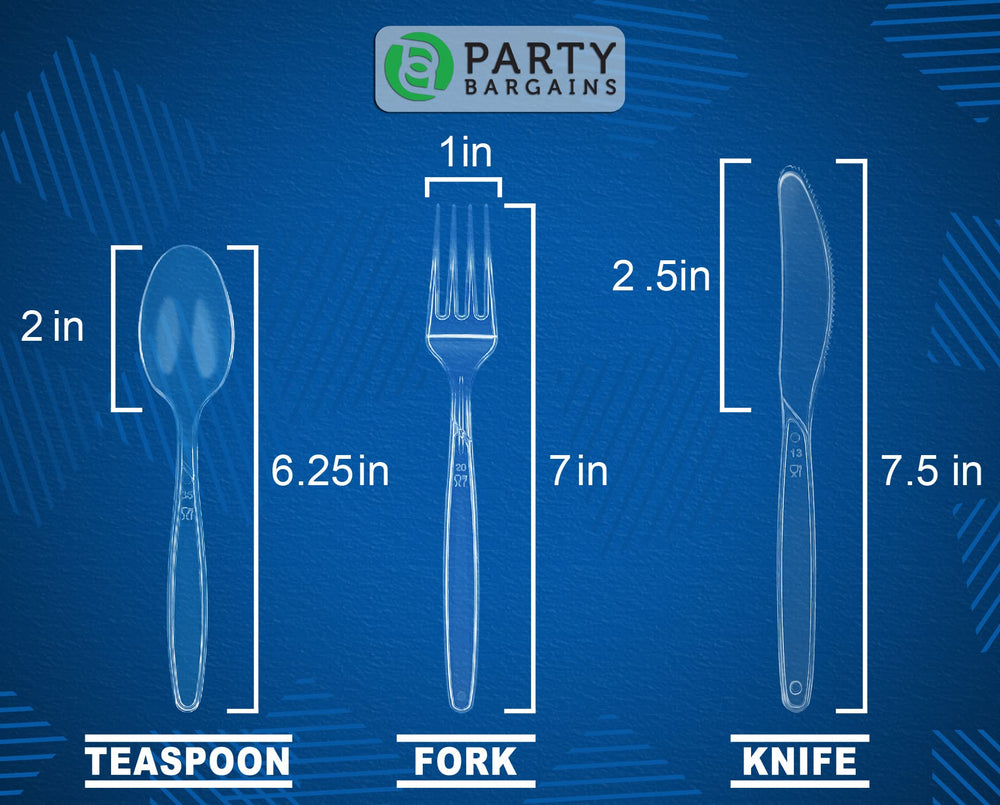 Party Bargains SAPPHIRE fork close-up highlighting sturdy tines and grip
