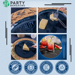 Party Bargains SAPPHIRE spoon detail showing bowl shape for liquids