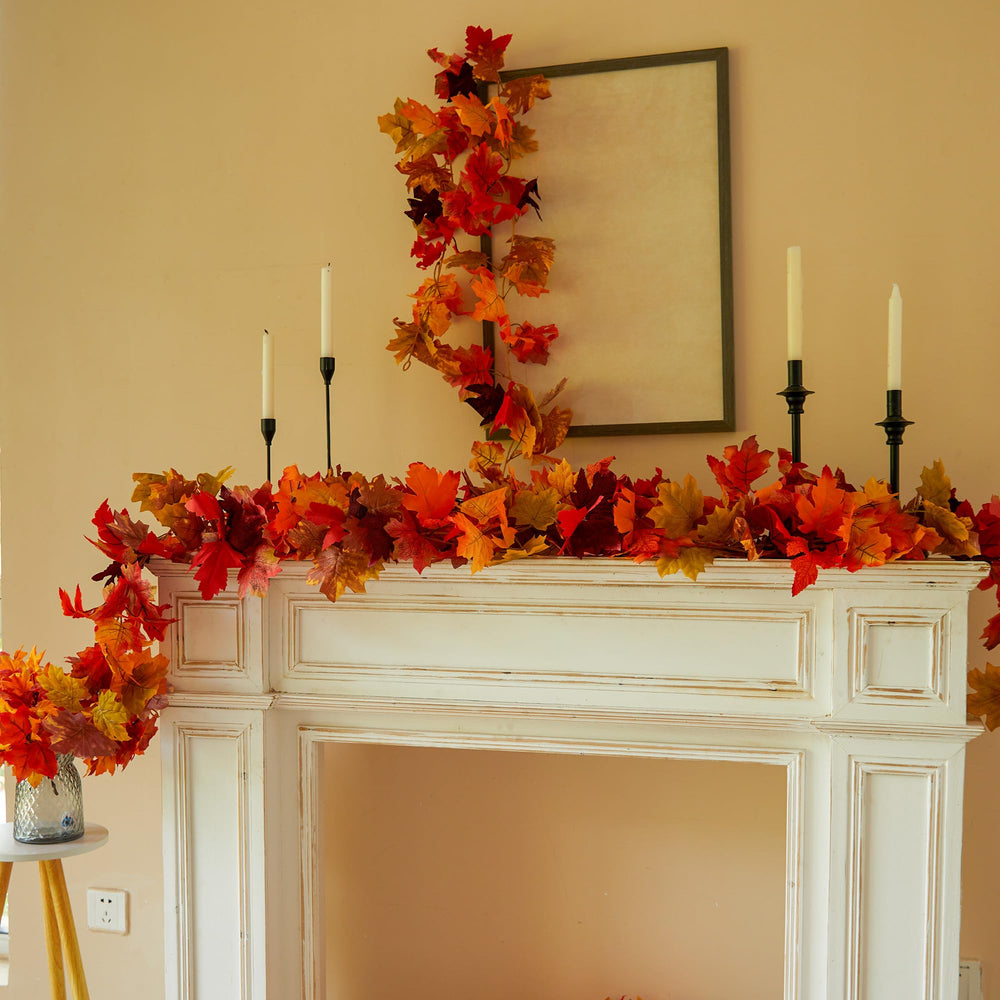 Party Joy wreath created from garlands demonstrating versatility and reuse benefit