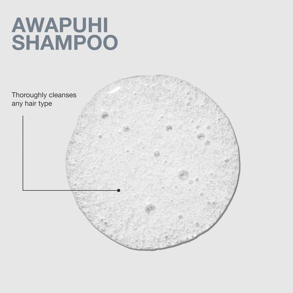 Paul Mitchell bottle beside a hand for size comparison and easy handling