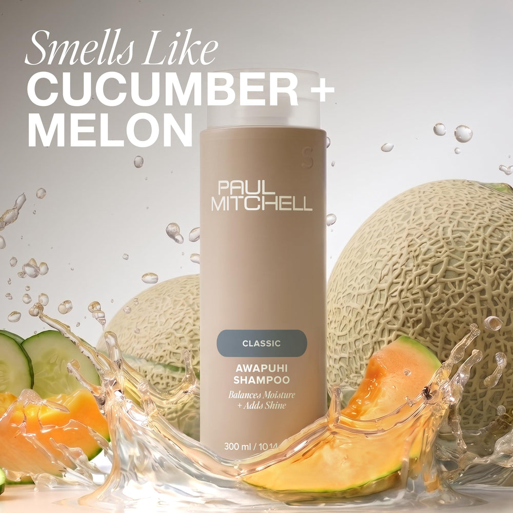 Paul Mitchell bottle with awapuhi plant illustrating natural extract benefits