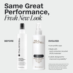 Paul Mitchell back label highlighting ingredients and usage instructions