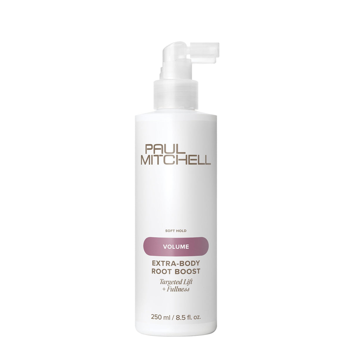 Paul Mitchell front packaging showing product and volume benefit