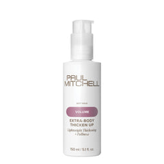 Paul Mitchell front packaging shows product and lightweight volumizing benefit