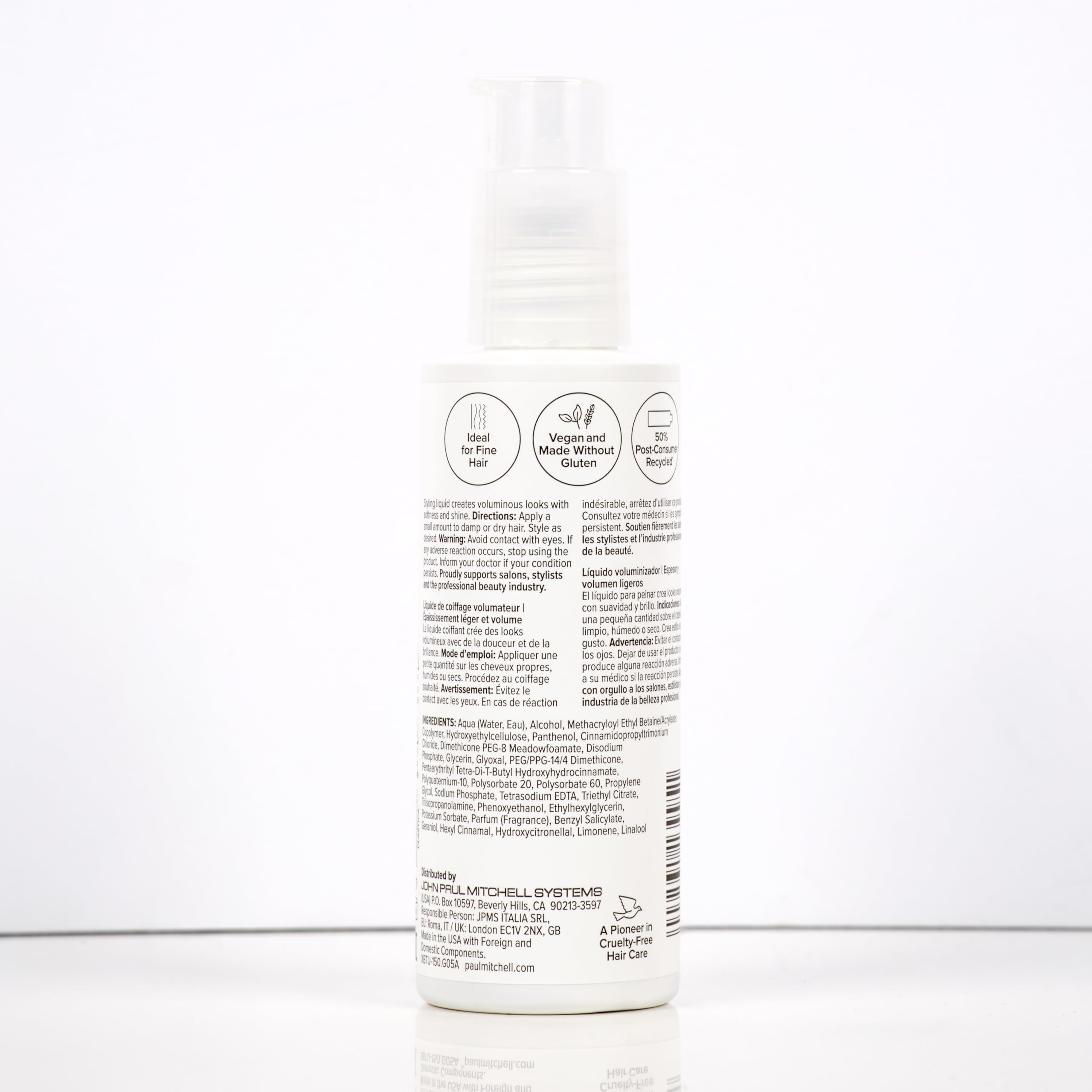 Paul Mitchell on a bathroom vanity lifestyle image conveying salon-quality results at home