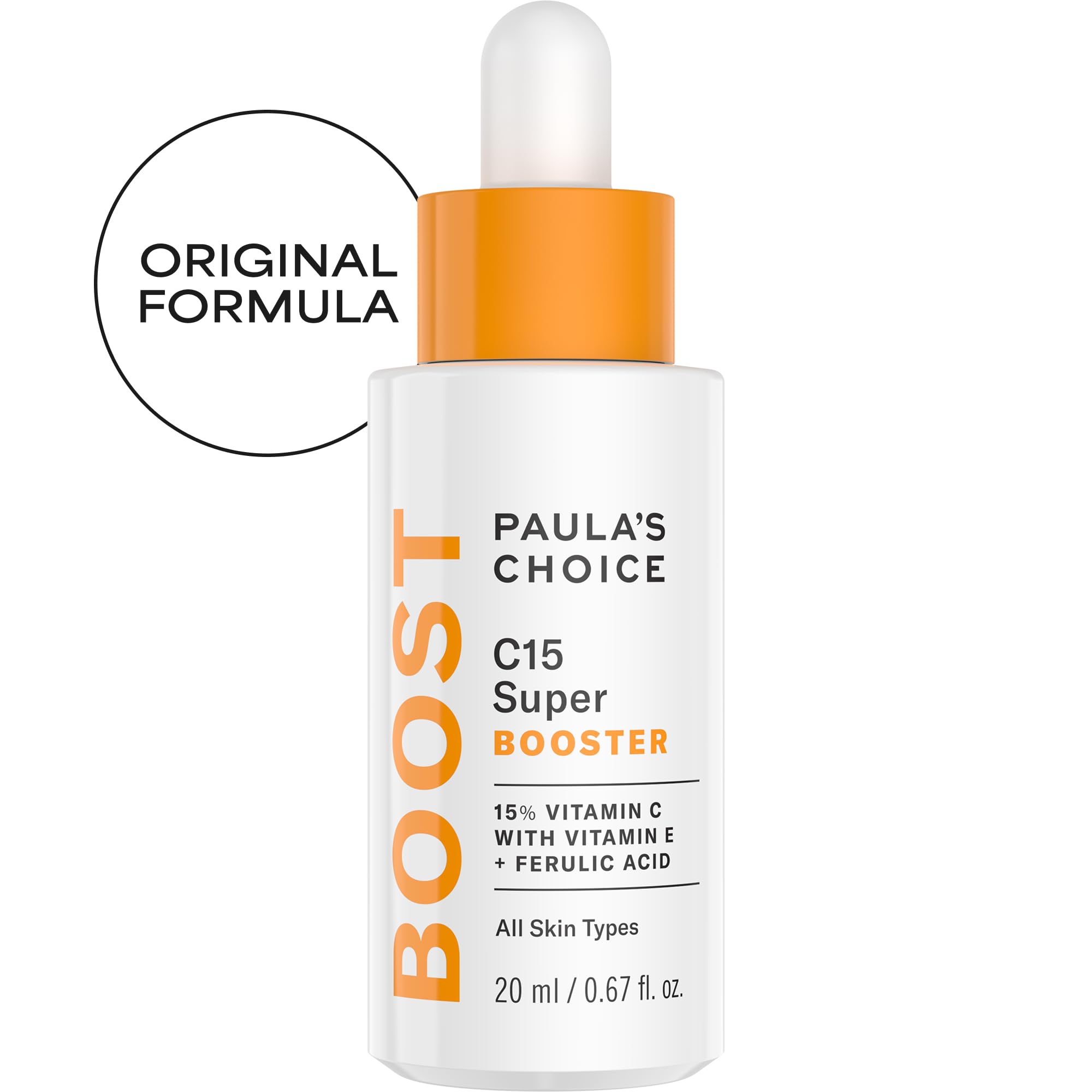 Paula's Choice dropper dispensing booster emphasizing controlled application