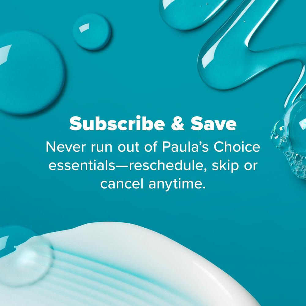 Paula's Choice on bathroom shelf styled with skincare for a calm, blemish-prone routine