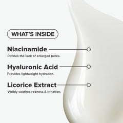 Paula's Choice close-up of cream texture highlighting fast-absorbing, non-greasy finish