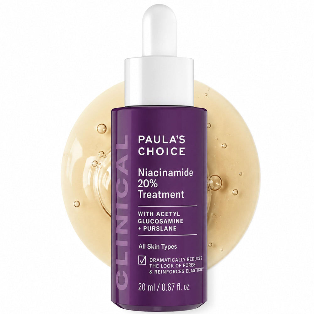 Paula's Choice front bottle showing serum packaging and clarity benefit