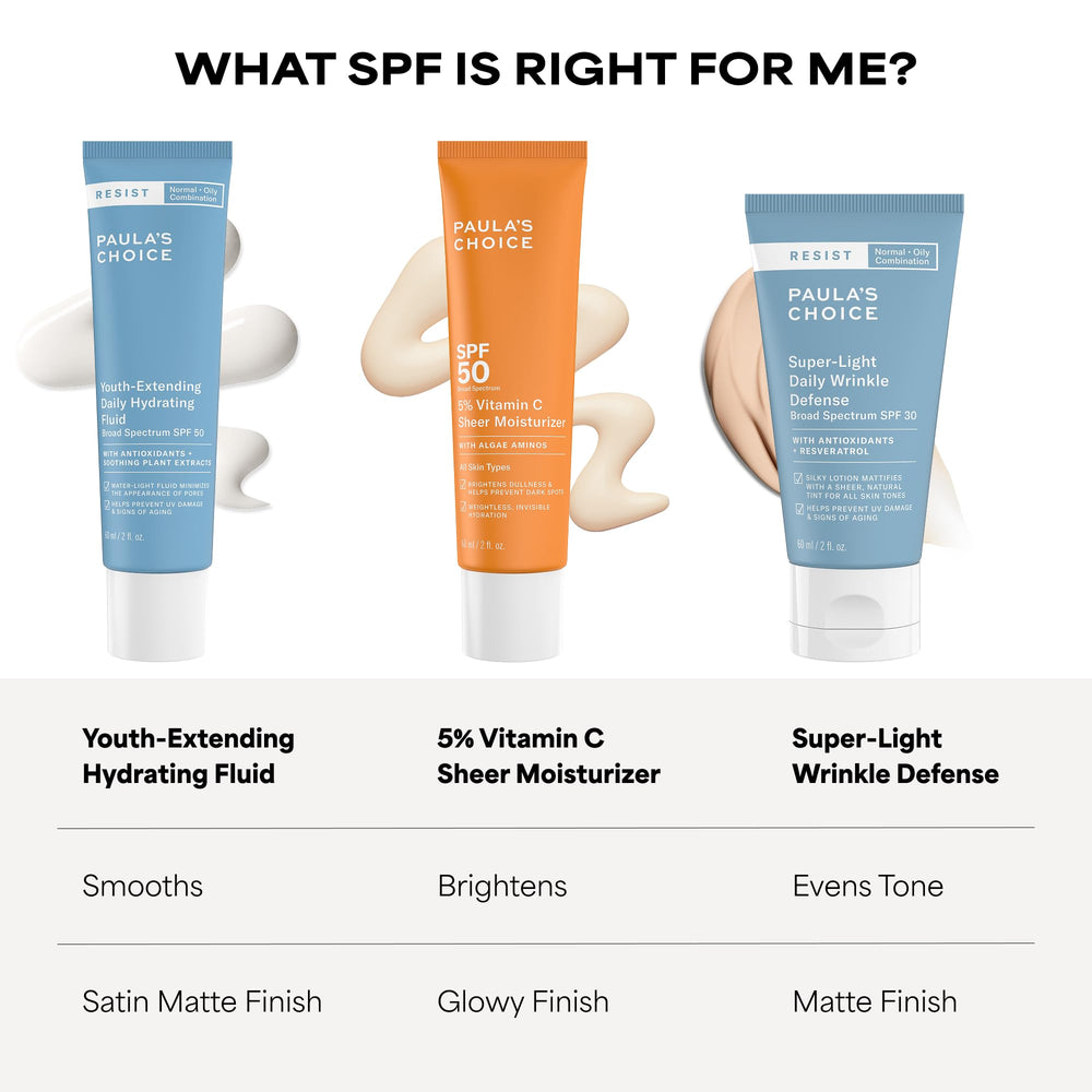 Paula's Choice ingredients label showing antioxidants like chamomile and vitamin E