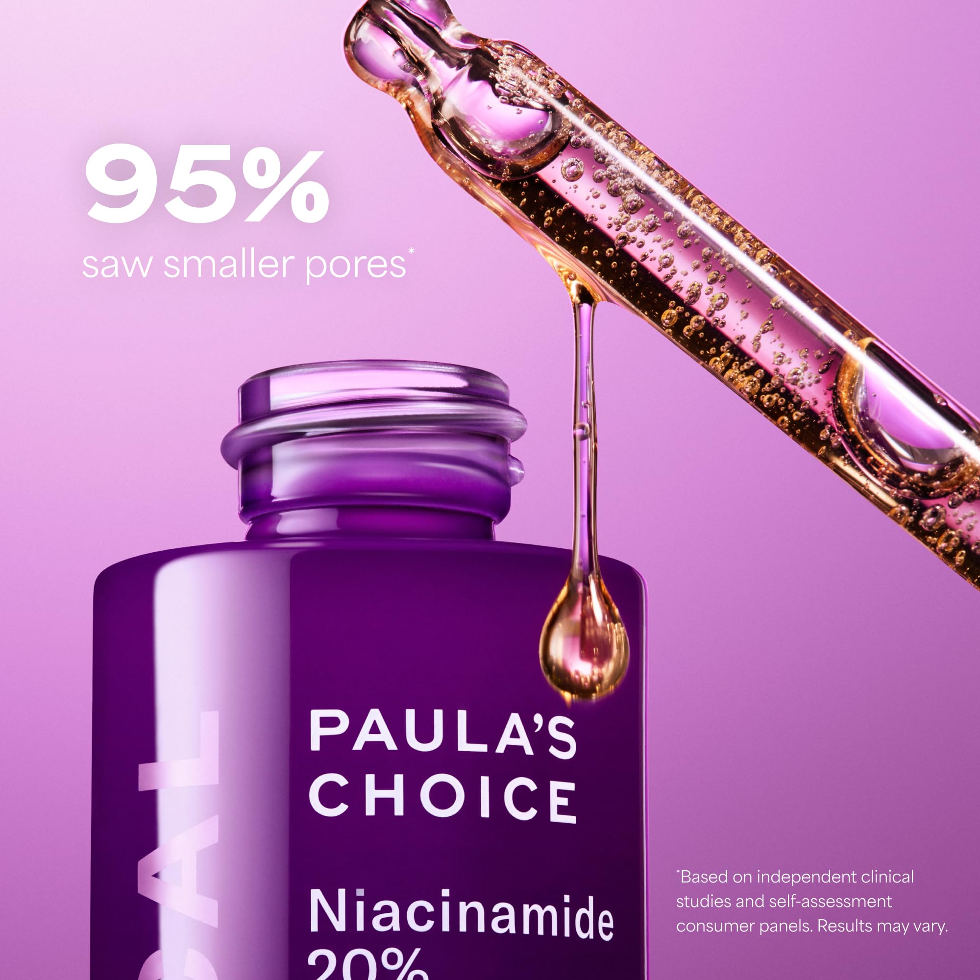 Paula's Choice dropper with lightweight serum texture improving absorption