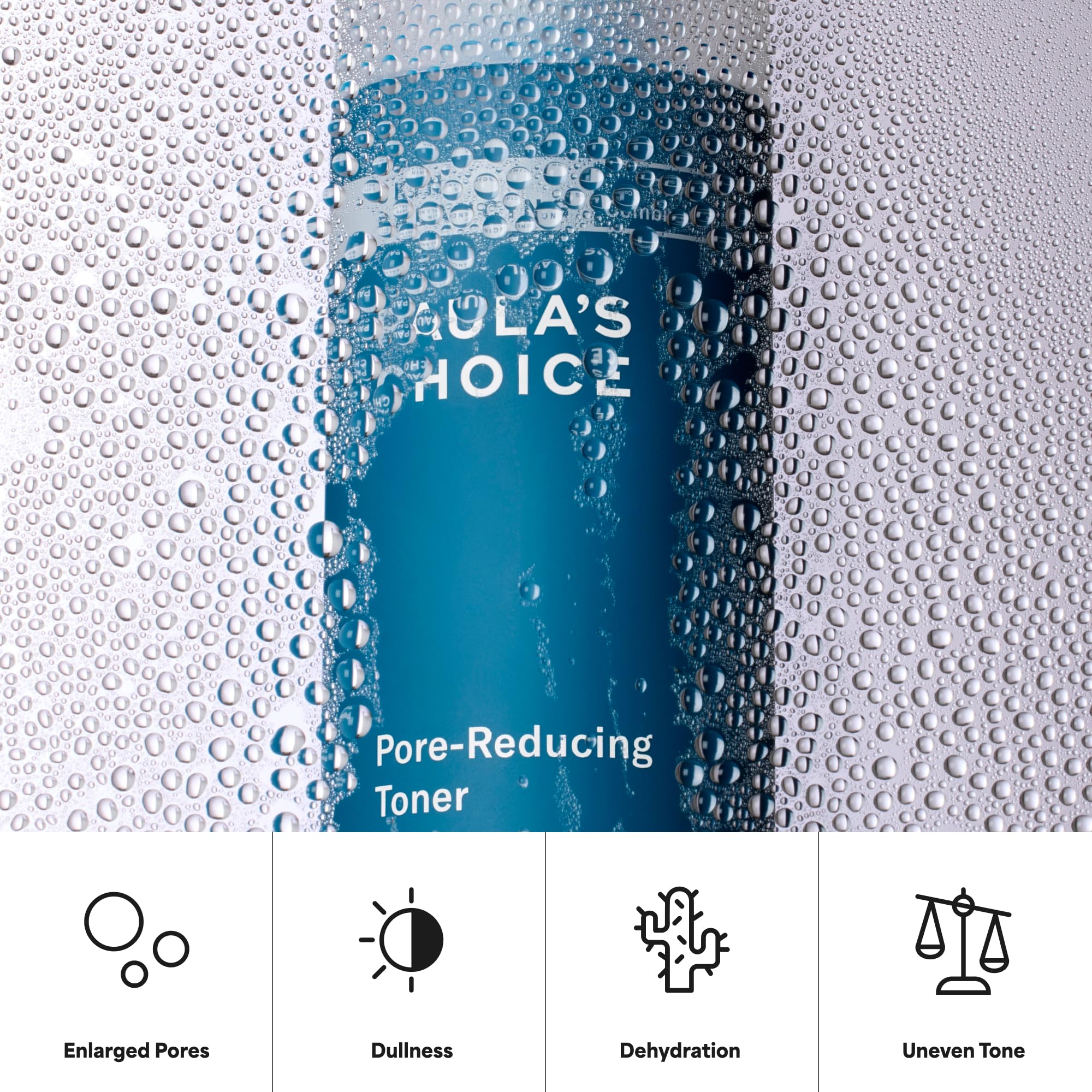 Paula's Choice toner next to cleanser illustrating step in skincare routine
