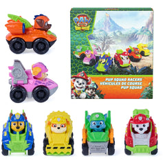 PAW Patrol front packaging showing six racers and collectible value