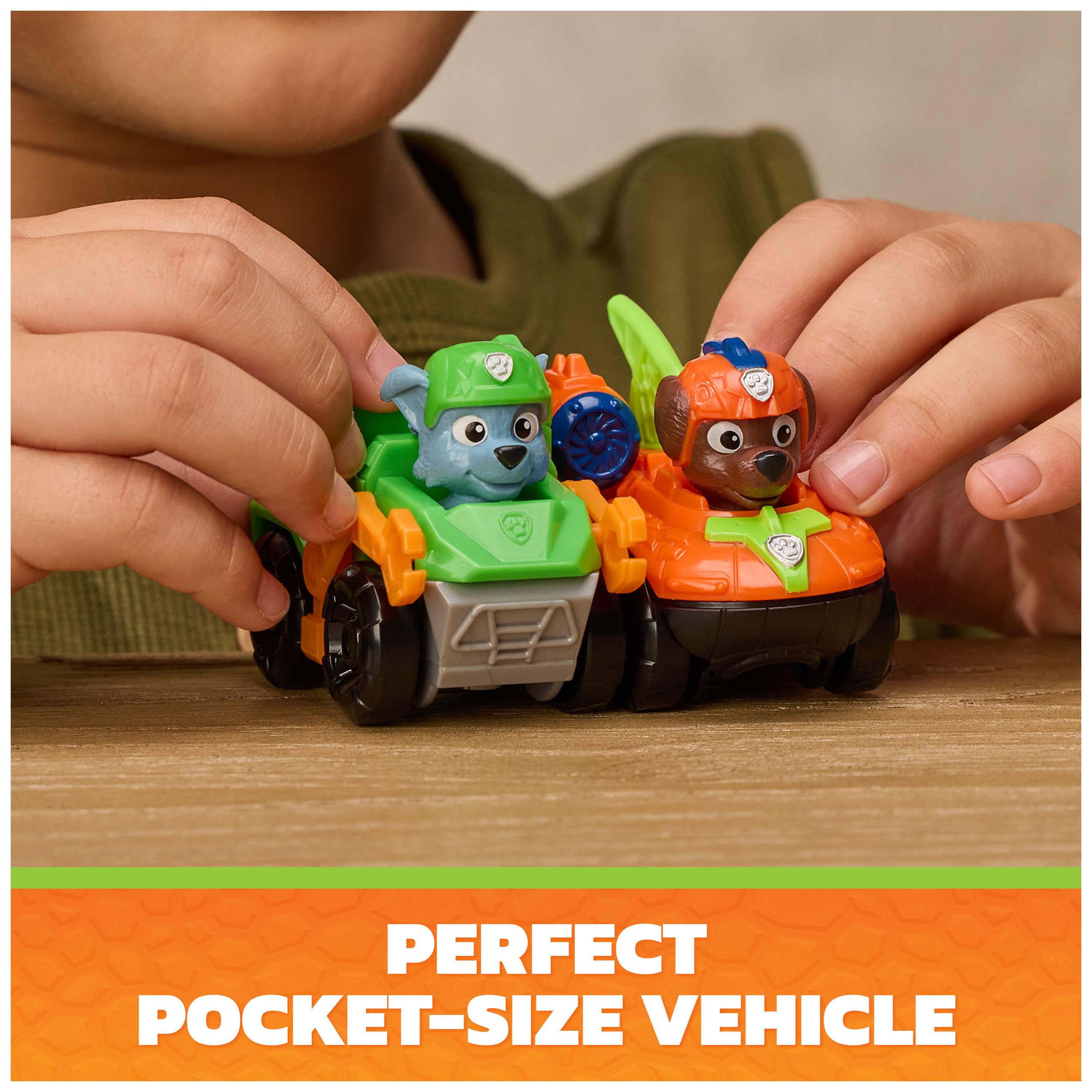 PAW Patrol working wheels close-up showing smooth rolling action