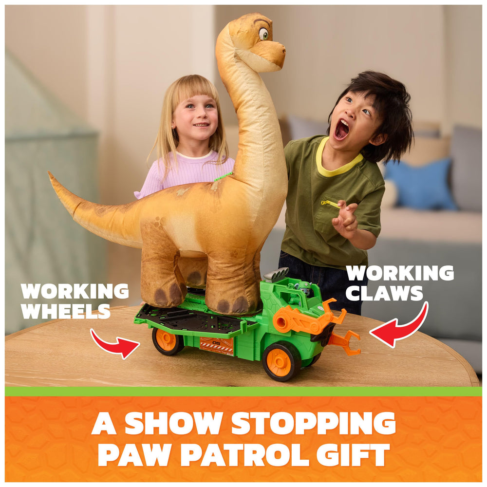 PAW Patrol vehicle with side panels open showing easy storage and deflation function