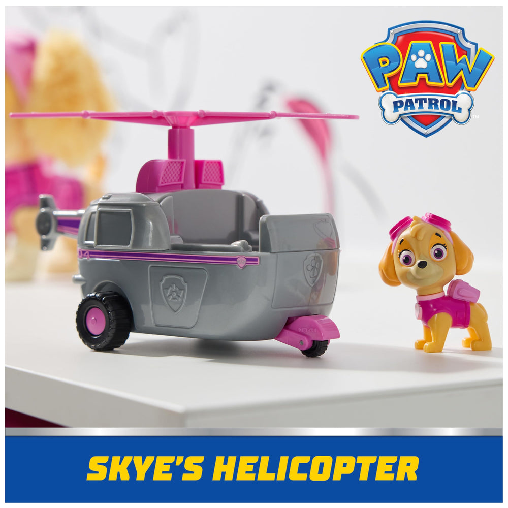 Paw Patrol Skye collectible figure close-up highlighting character detail