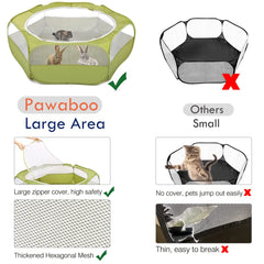 Pawaboo close-up of breathable mesh panels for airflow benefit