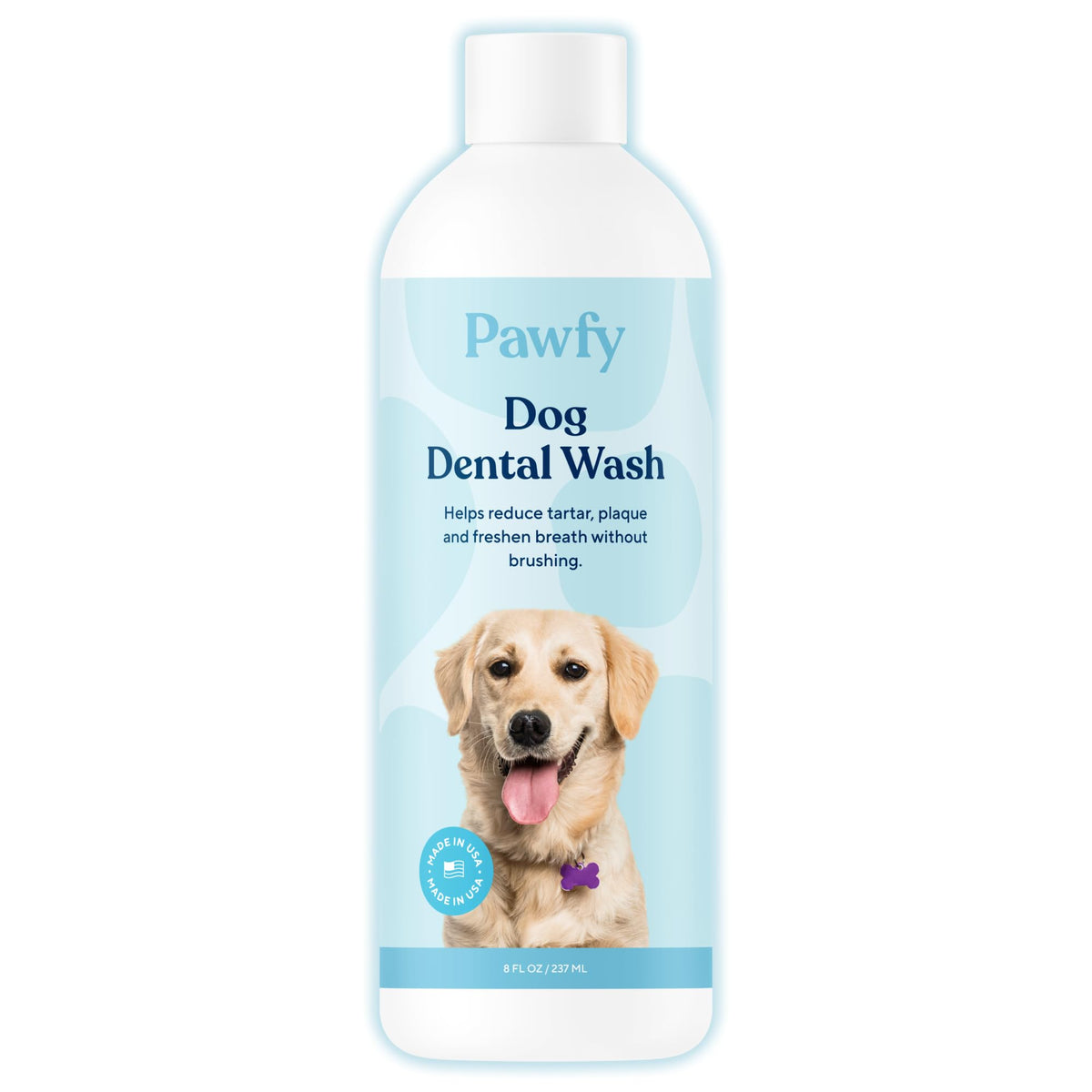 Pawfy front packaging showing clean design and clear use benefits