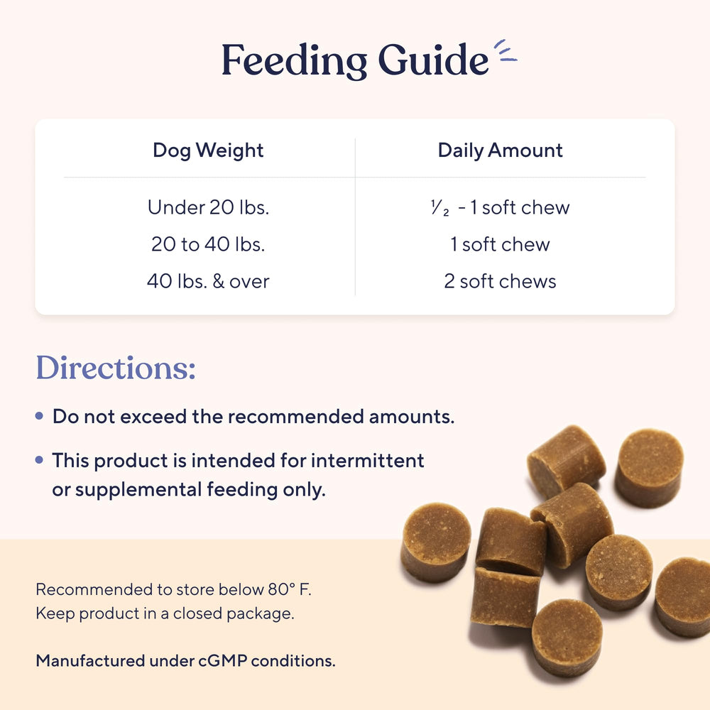 Pawfy product label detailing five strains and ingredient clarity