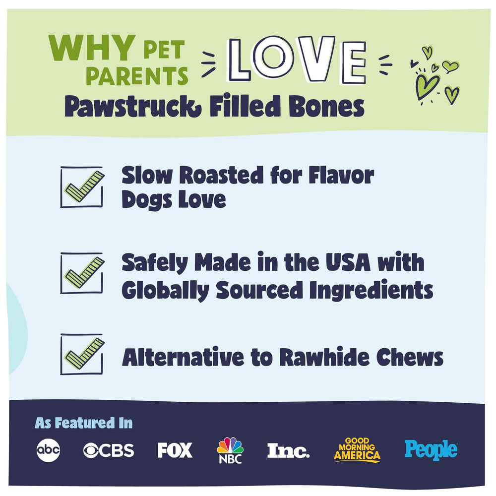 Pawstruck bone texture detail showing durable, slow-roasted finish