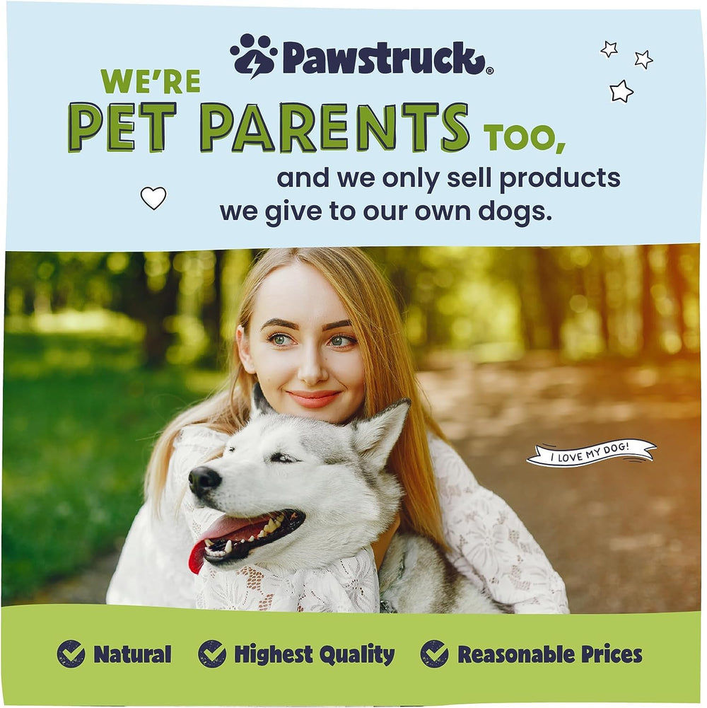 Pawstruck jar with strips and count visible to show convenient storage benefit