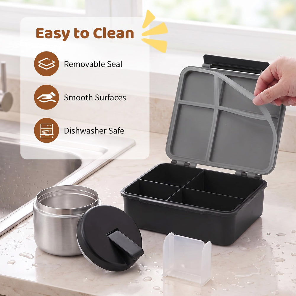 Child using Pawtong single-lock buckle opening easily aiding independent lunches
